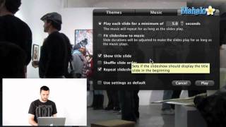 How to Make a Slideshow In iPhoto [upl. by Ahsaelat929]