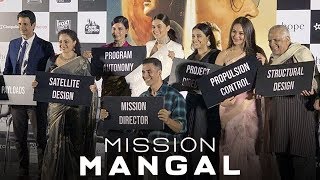 Mission Mangal Trailer Launch Complete Event HD  Akshay Kumar Vidya Sonakshi Taapsee Sharman [upl. by Nagaek]