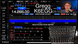 🔴 K6EGG DAY 101924 DMR DStar HF and FT8 Icom IC9700 AND IC7610 HF antenna [upl. by Htiekal]