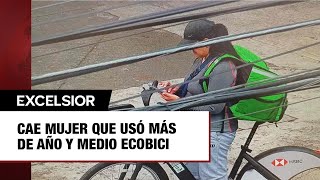 Cae mujer que usó más de año y medio ecobici que robó en BJ [upl. by Timon197]