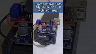 Laptop Charger Into Adjustable Power Supply [upl. by Kcirdek]