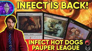 INFECT HOT DOGS  Tainted Strike Kiln Fiend Blitz MTG Pauper Homebrew [upl. by Huldah]