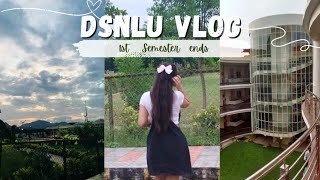 1st Semester ends at DSNLU I Tour and Life at National Law University Vizag I LAW SCHOOL VLOG 1 [upl. by Ayekram355]