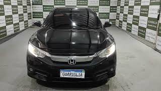 HONDA CIVIC EXL CVT  20172017  GUARIGLIA LEILÕES [upl. by Rahcir]