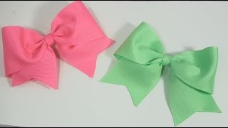 How to make Large Elegant Boutique Hair Bow [upl. by Belldas3]