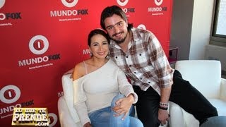 Entrevista a Majida Issa y Andres Sandoval Protagonistas Corazones Blindados Mundo Fox [upl. by Eggett506]