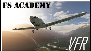 Student Flight with Olli FS Academy VFR Part 8 [upl. by Pelag]