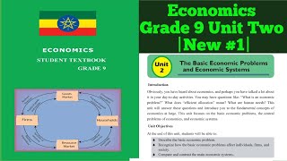 Grade 9 Economics Unit Two The basic economic problems and economic systems New 1 [upl. by Janyte]