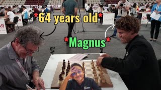 Respect 64yearold Gregory Kaidanov takes on Magnus Carlsen  Qatar Masters 2023 [upl. by Ativahs352]