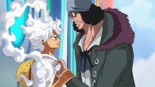 Luffy furioso após Aokiji revelar que entregou Garp ao Barba Negra em One Piece [upl. by Enamrahs]