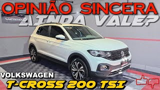 VW T Cross 200 TSI SUV básico USADO vale a pena Bom ou ruim Preço consumo problemas avaliação [upl. by Dualc382]