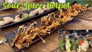 Hotpot Crispy Fried Enoki Kimchi amp Korean BBQ in Karachi  Soul Spice Restaurant [upl. by Annayhs]