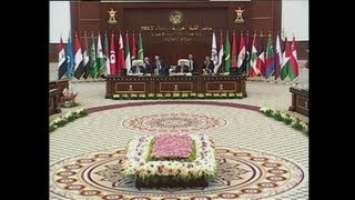 Iraq premier tackles Syria at Baghdad summit [upl. by Ardnama504]