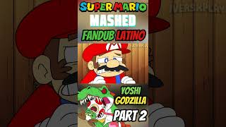 Mario Bros Yoshi pero es Godzilla Pt2 fandub mario [upl. by Fiel194]