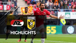 🔥 Doelpuntenfestijn in finale Europese playoffs  Highlights AZ  Vitesse [upl. by Aehsel]