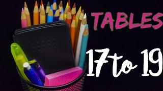 Learn Table of 17 and 18  Table of 17  Table of 18  18x118 Multiplication  RSGauri [upl. by Harimas194]