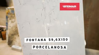 Płytka imitująca marmur ścienna Fontana 596x150 Porcelanosa Stemar [upl. by Kendry]