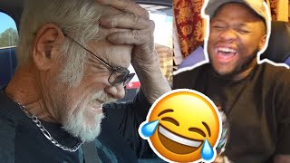 Angry Grandpa  The Burger King Four Cheese Whopper REACTION [upl. by Alliw]