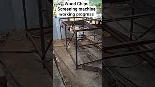 Charcoal Screening Machine  Wood Chips Screening Machine  Working Progress  Sieving Machine [upl. by Maure]