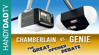 Chamberlain or Genie Which garage door opener should you buy [upl. by Raff]