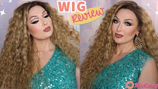 ✨Lace Front WIG REVIEW  Kalyss 4x4 Silk Top  28quot Curly Wig  Blonde  SHOWSTOPPER Lions Mane [upl. by Ynohtnanhoj]