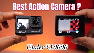 Best Action Camera under ₹10000 in 2023  IZI ONE Action Camera Review  Tamil [upl. by Nodnab96]