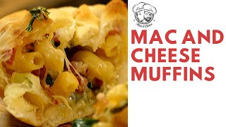 Mac and Cheese Muffins  Deutsches Mac and Cheese Rezept [upl. by Airitak920]