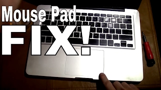 Macbook TrackPad  MousePad Not Clicking DIYHow To [upl. by Rianon]