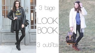 LOOKBOOK  3 TAGE ↣ 3 OUTFITS [upl. by Etnomal]