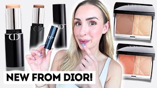 DIOR FOUNDATION amp CONTOUR STICKS 😱 Review amp Swatches  Dior Color amp Glow Diorissimo Diorette [upl. by Arnaud]