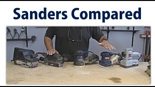 Wood Sander Overview  Beginners 12  woodworkweb [upl. by Adnalue]