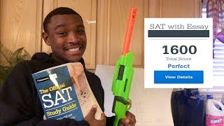 2018 NOVEMBER SAT SCORE REACTION emotional [upl. by Arrimat]