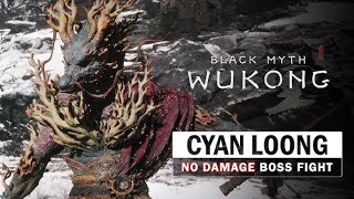 Black Myth Wukong  Cyan Loong Boss Fight No Damage Taken [upl. by Iaw498]