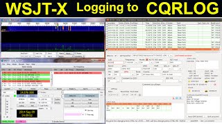 WSJTX Logging directly to CQRLOG [upl. by Brear]