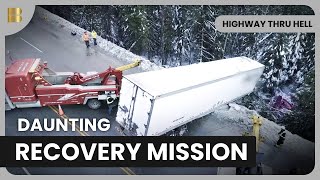 Frosty Recovery Mission  Highway Thru Hell  Reality Drama [upl. by Anim]