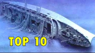 Top 10 Most Famous Shipwrecks [upl. by Tillman]