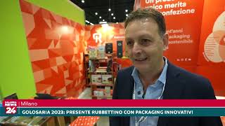 Milano Golosaria 2023 presente Rubbettino con packaging innovativi [upl. by Quiteri]