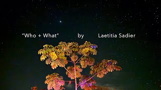 Laetitia Sadier quot Who  Whatquot Official Music Video [upl. by Palmira]