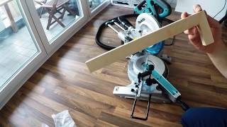 Unboxing Makita LS1018L und ein erster Schnitt [upl. by Darwin]