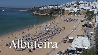 ALGARVE Albufeira town amp beach Portugal [upl. by Ahsaya54]