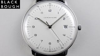 Junghans Max Bill 041446100 steel wristwatch [upl. by Immaj422]