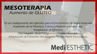 Mesoterapia AUMENTO DE GLUTEOS [upl. by Gnemgnok]