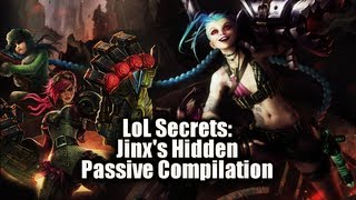 LoL Secrets  Jinxs Hidden Passive Collection ft Cait and Vi [upl. by Ttelrahc]