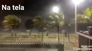 Forte Chuva Vento e raio na Baixada Santista [upl. by Kamal]