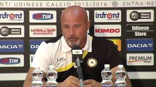 UDINESE CHANNEL  Colantuono quotDobbiamo essere intraprendentiquot [upl. by Airamalegna]