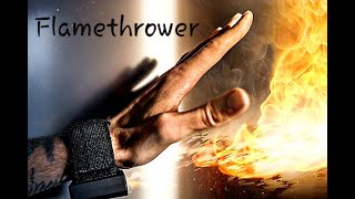 DIY Make wrist Flamethrower  AT HOME [upl. by Deckert]