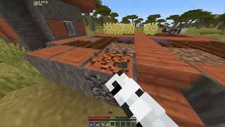 Looting village in minecraft Manhunt [upl. by Llenyar197]