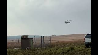 Exercise Lightning Force 2024  RAF Spadeadam AH64E Low Pass [upl. by Zorana]