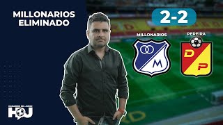 Pereira 22 Millonarios  Liga Dimayor 2024I  Resumen Goles y Táctica por Juan Felipe Cadavid [upl. by Azila739]