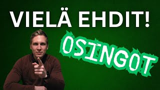 OSINKOJA Helsingin Pörssistä  VIELÄ EHDIT [upl. by Jonina688]